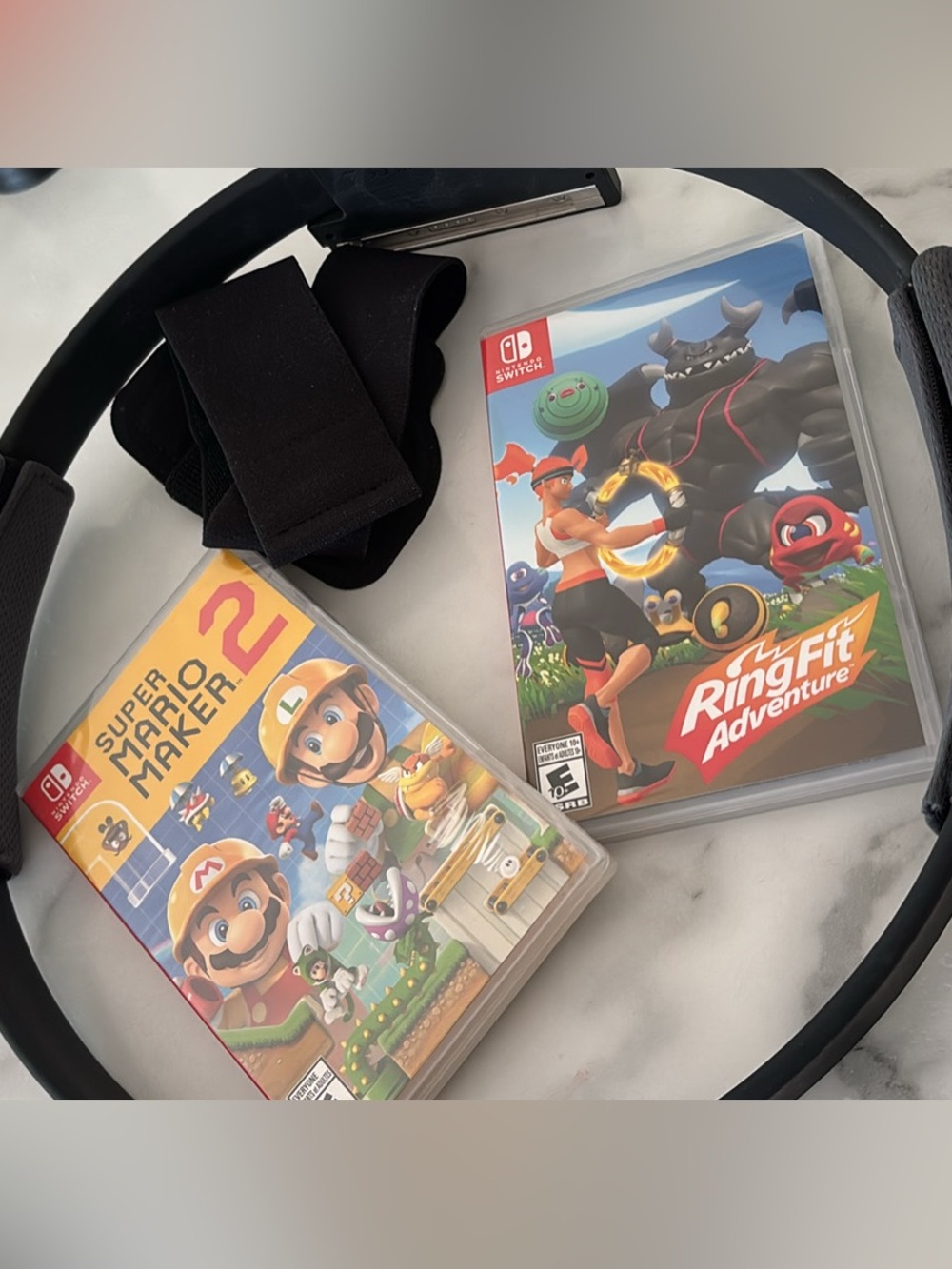 Nintendo Ring Fit Adventure Ring-Con Accessory - super Mario maker 2